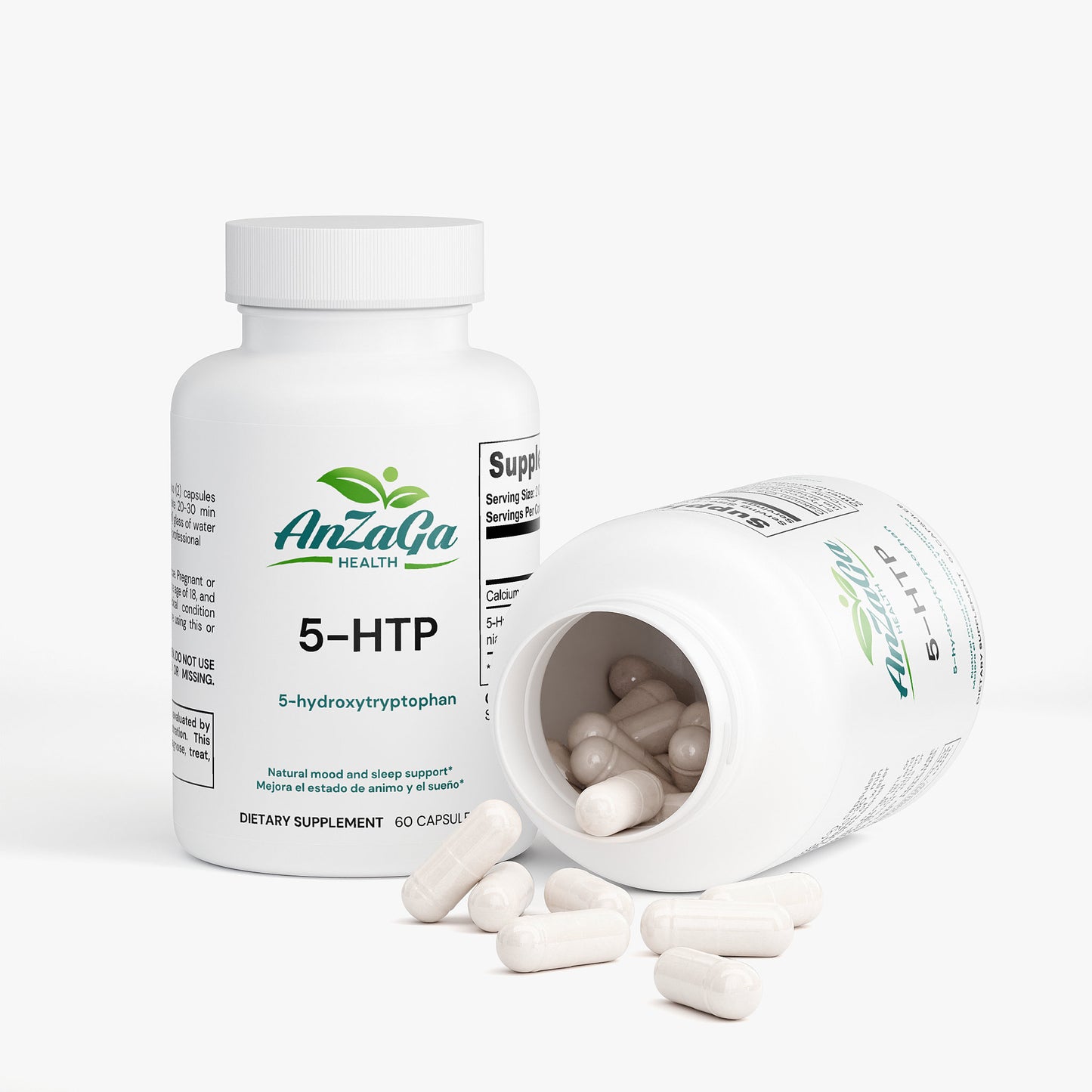 5-HTP Natural mood and sleep support/ Mejora el estado de animo y el sueño.