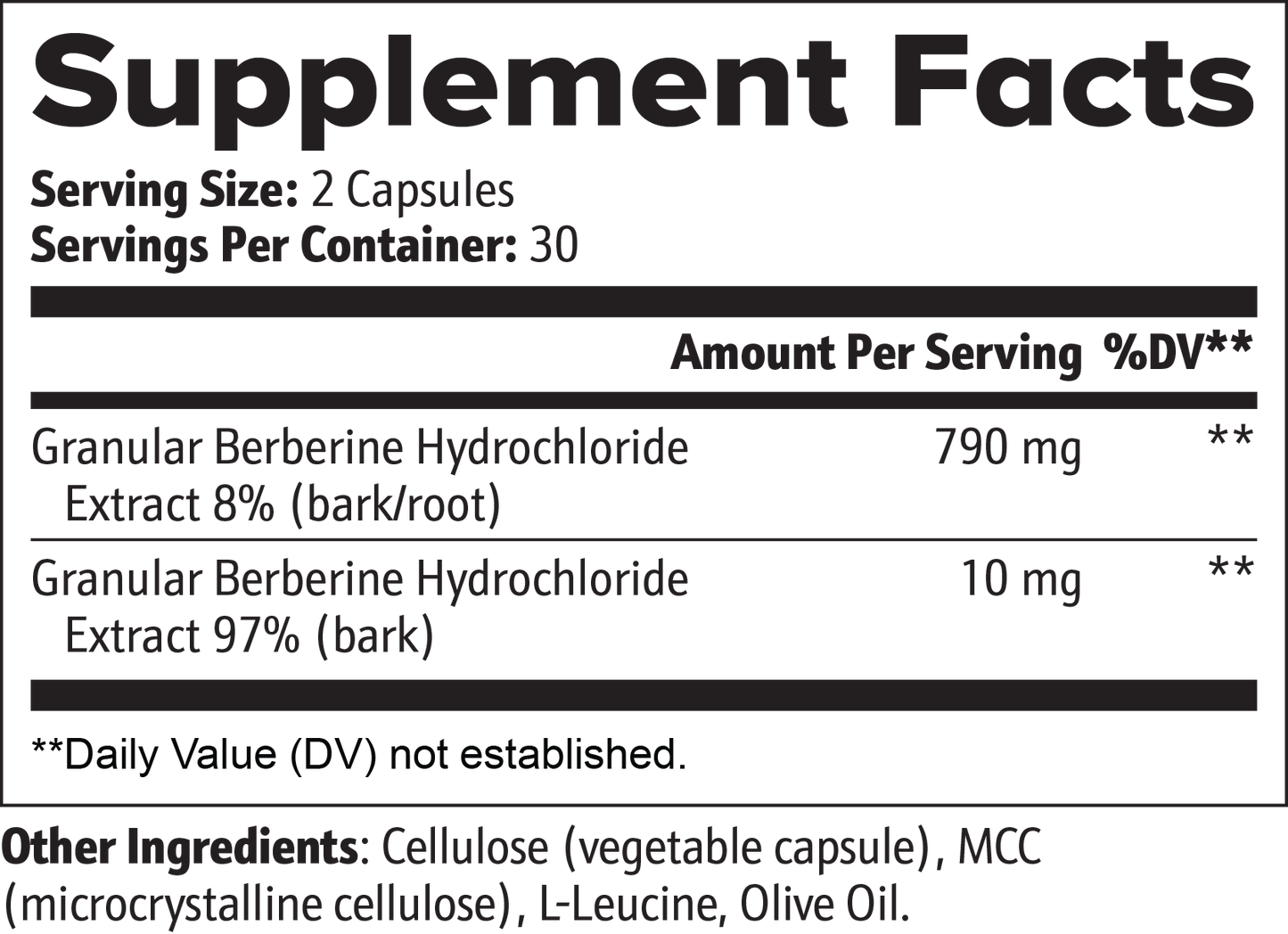 Berberine/Berberina