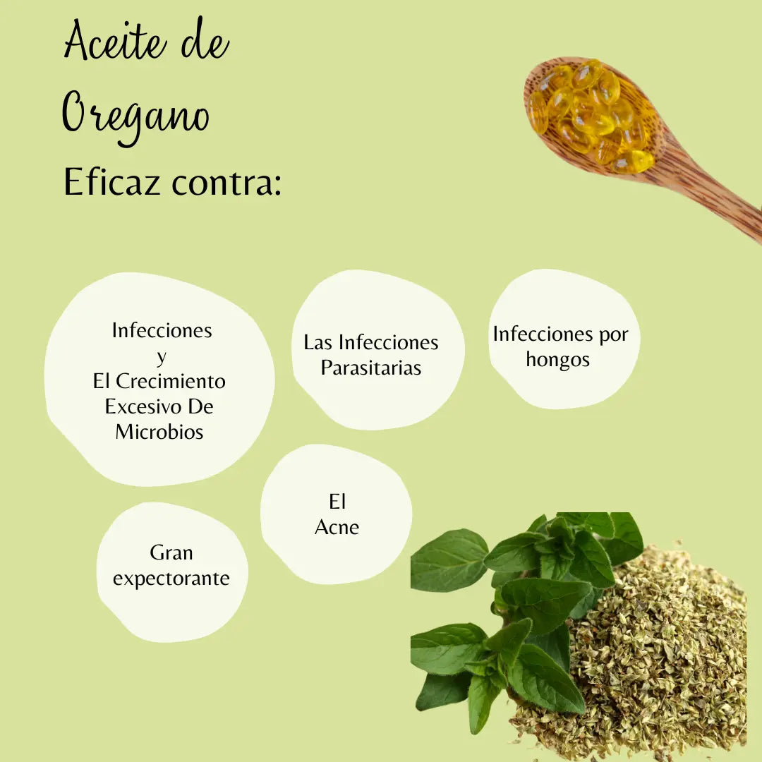 Oregano Oil with Black Seed Oil, 100 softgels/ Aceite de Oregano AnZaGa Health