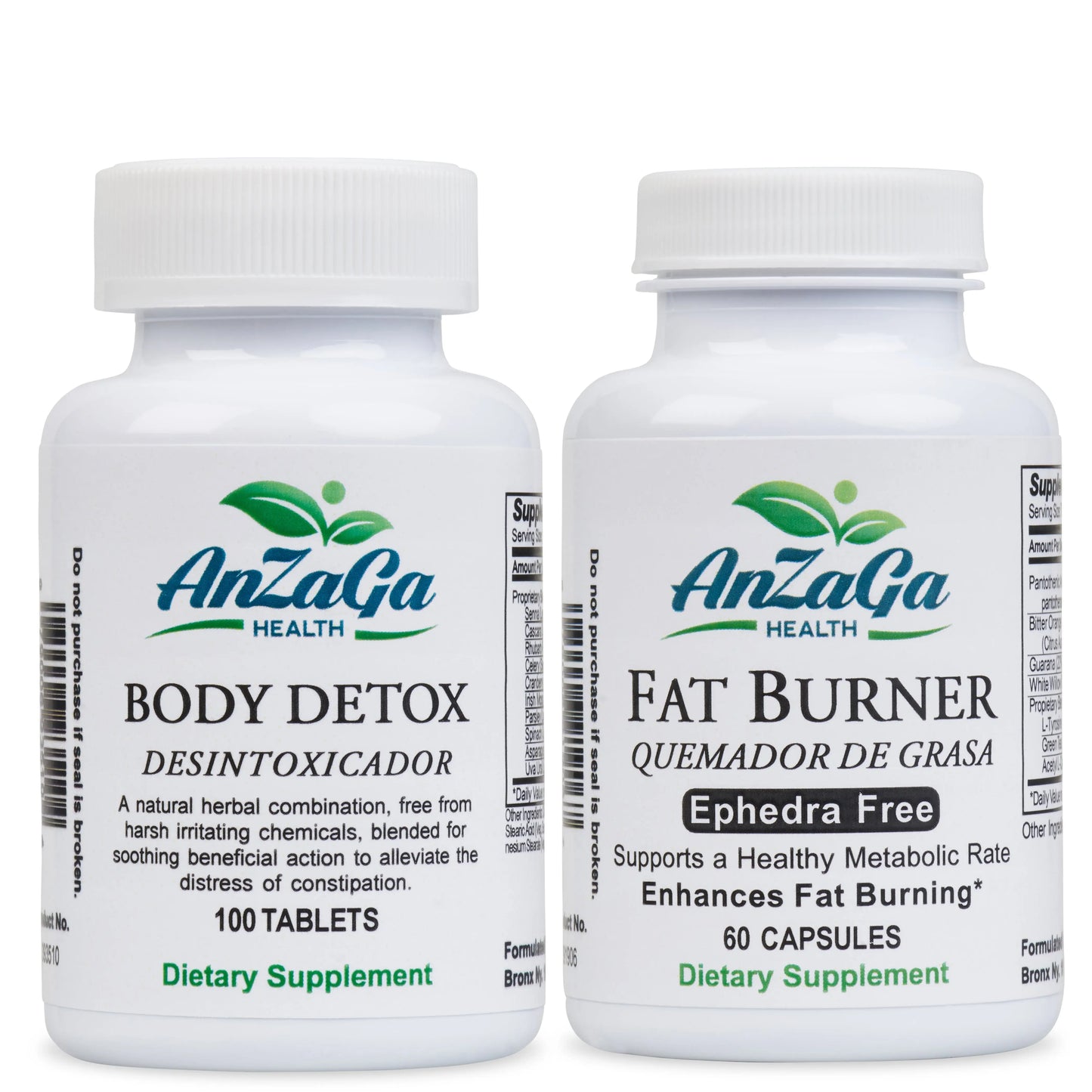 AnZaGa Fat Detox Package - Quemador y Detox AnZaGa