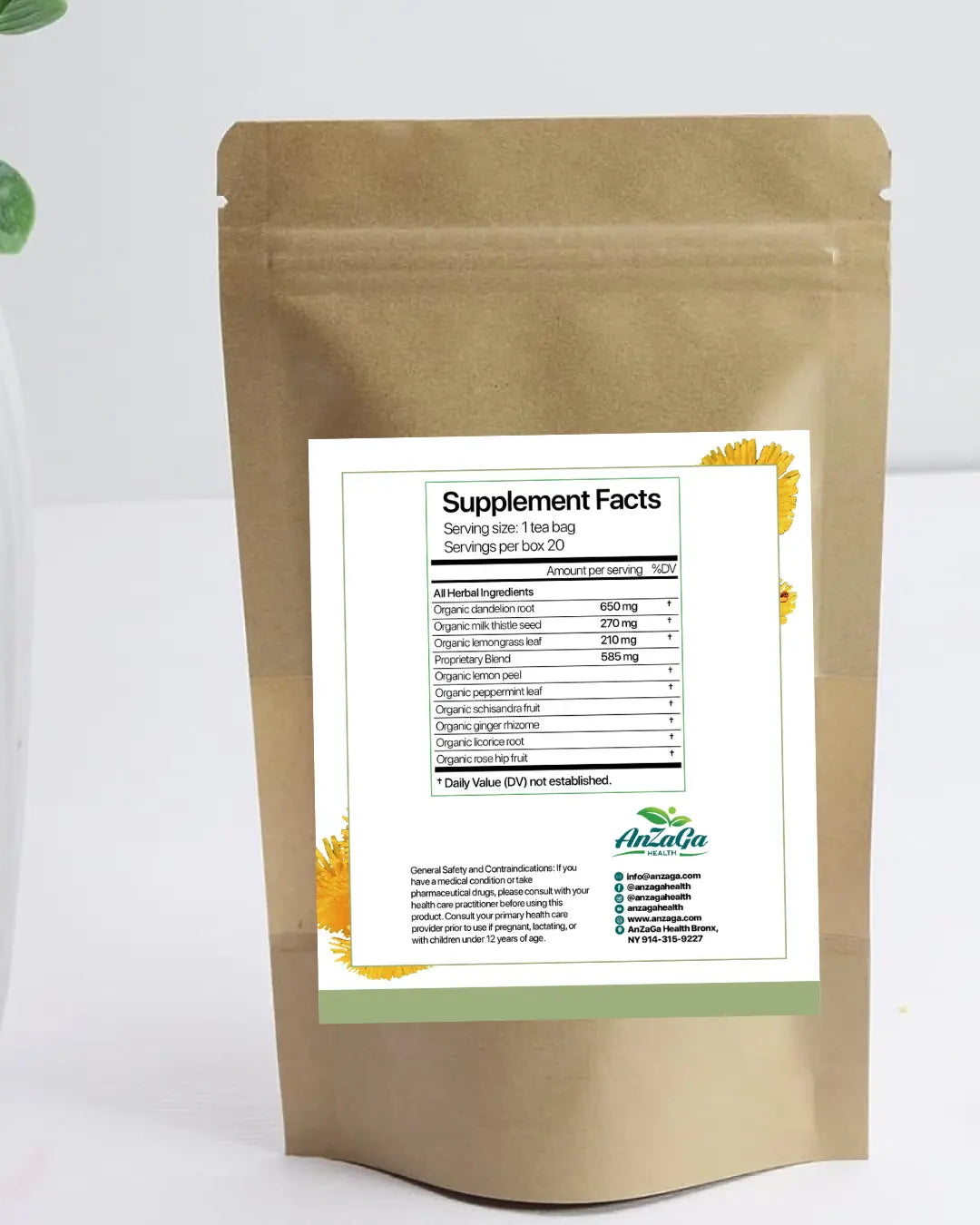 Liver Detox/ Cleanse TEA AnZaGa
