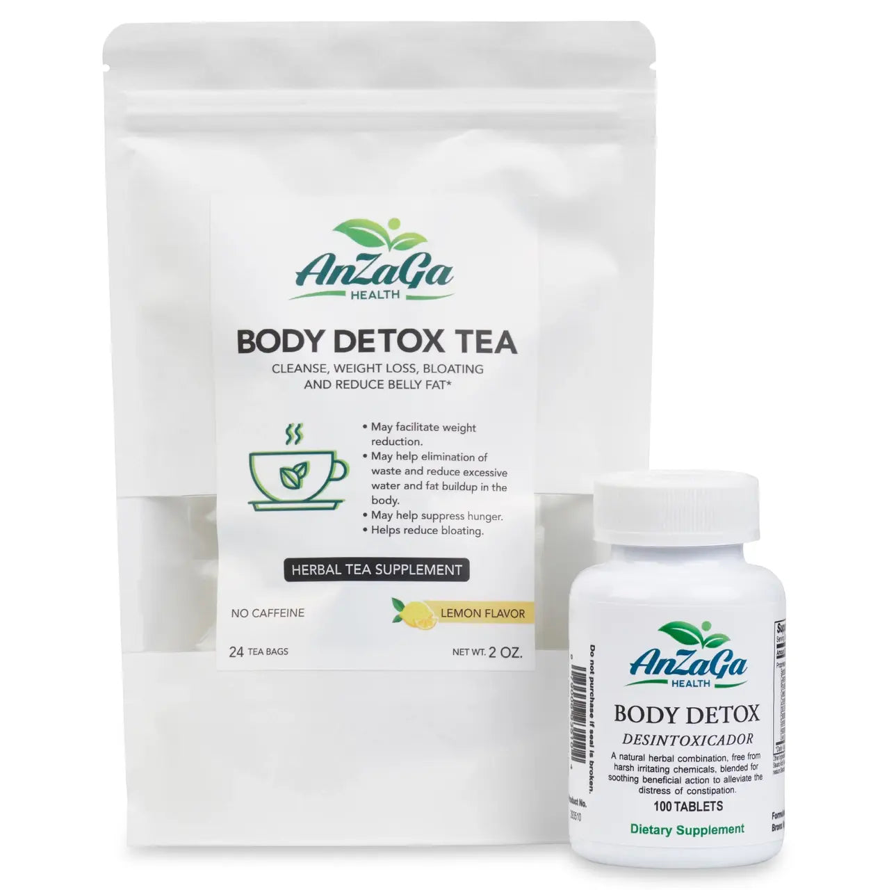 Anzaga Body Detox Package- Paquete Desintoxicación anzagard.com
