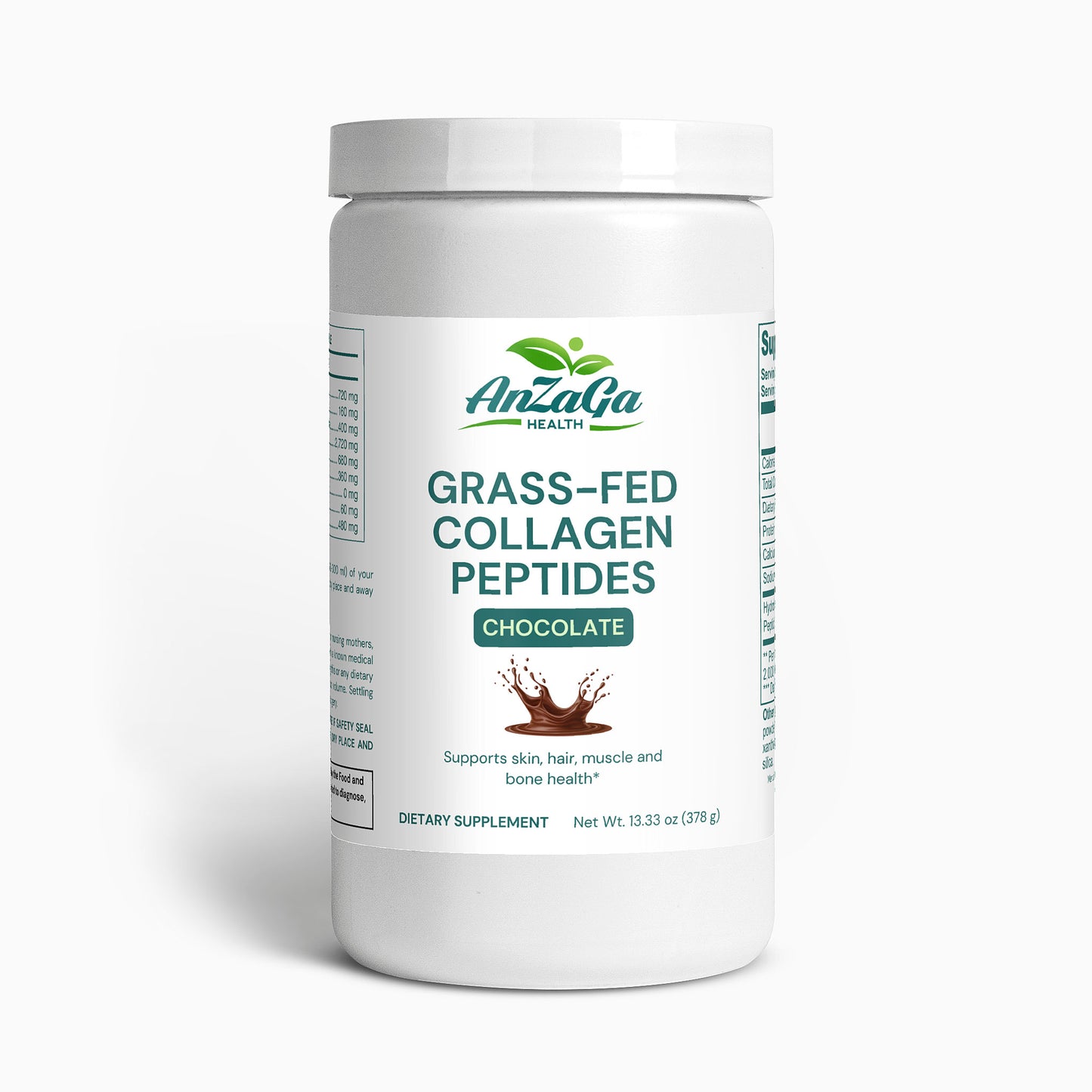 Grass-Fed Collagen Peptides Powder (Chocolate)