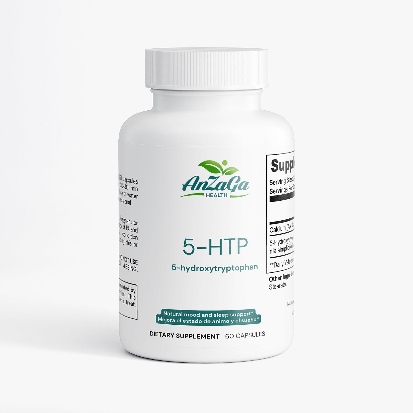 5-HTP Natural mood and sleep support/ Mejora el estado de animo y el sueño.