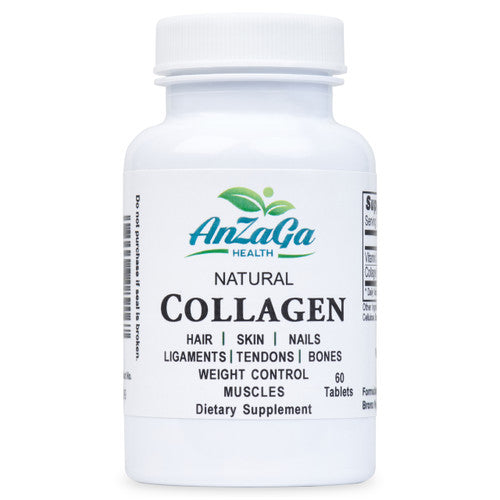Anzaga Collagen 60 tablets - Colageno 60 tabletas