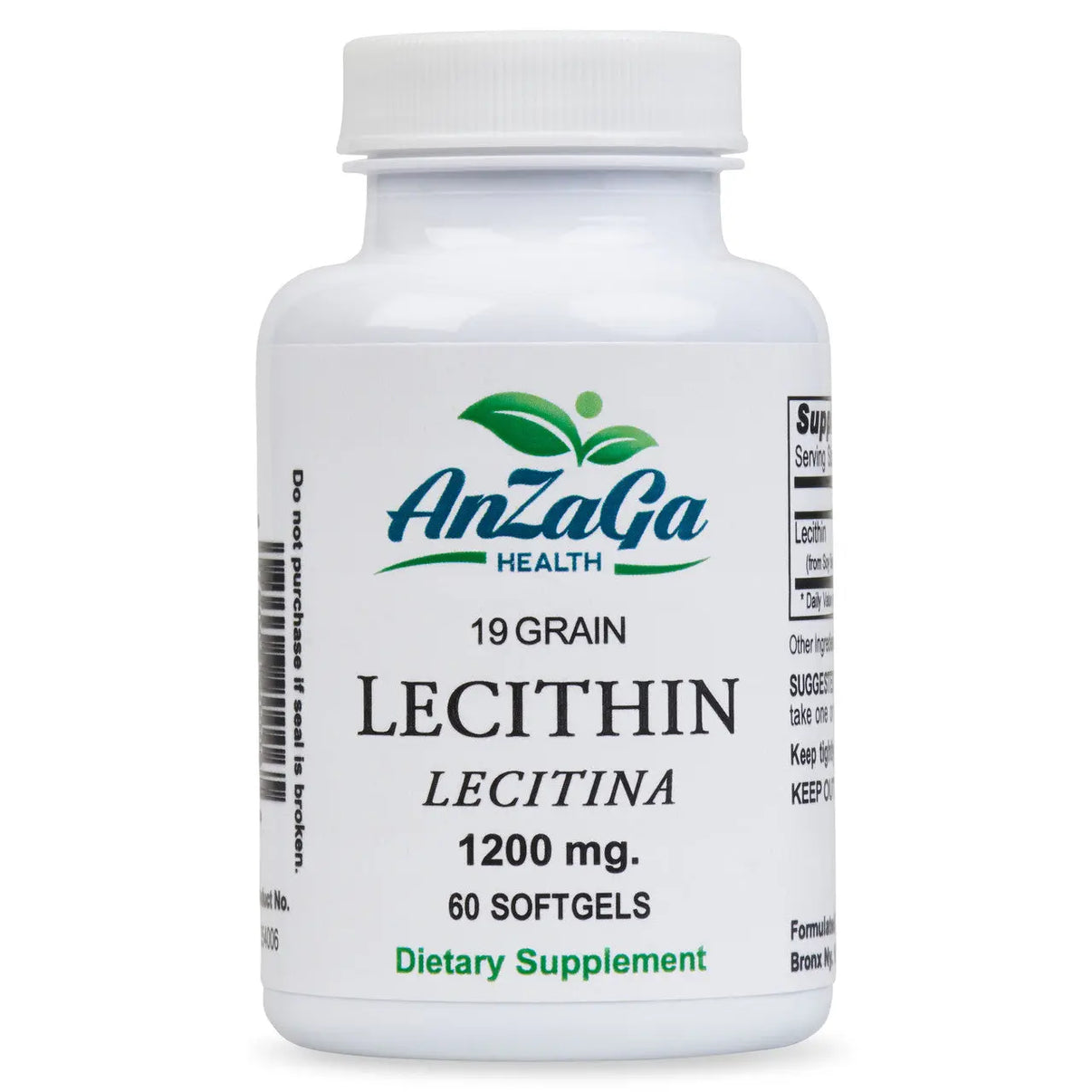 Anzaga Lecithin/ Lecitina AnZaGa Health