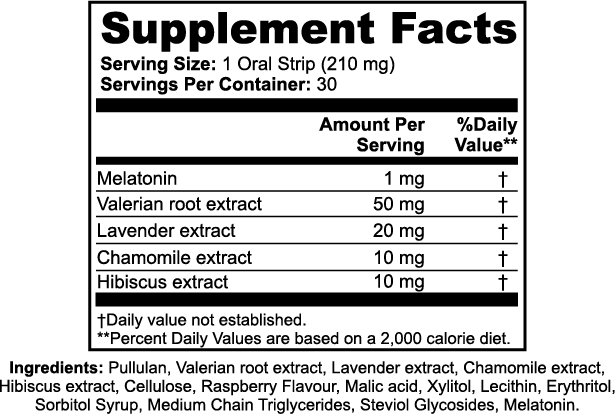 Sleep Strips/ Duerme Mejor*